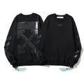 Off-White Black Embossed Arrow Crewneck Sweatshirt